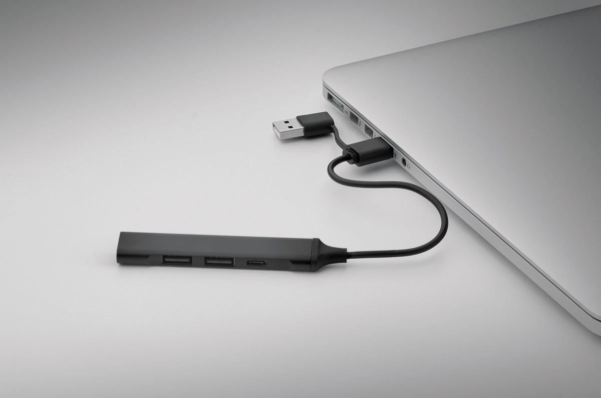 USB 4 porturi hub 19 cm