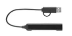 USB 4 porturi hub 19 cm
