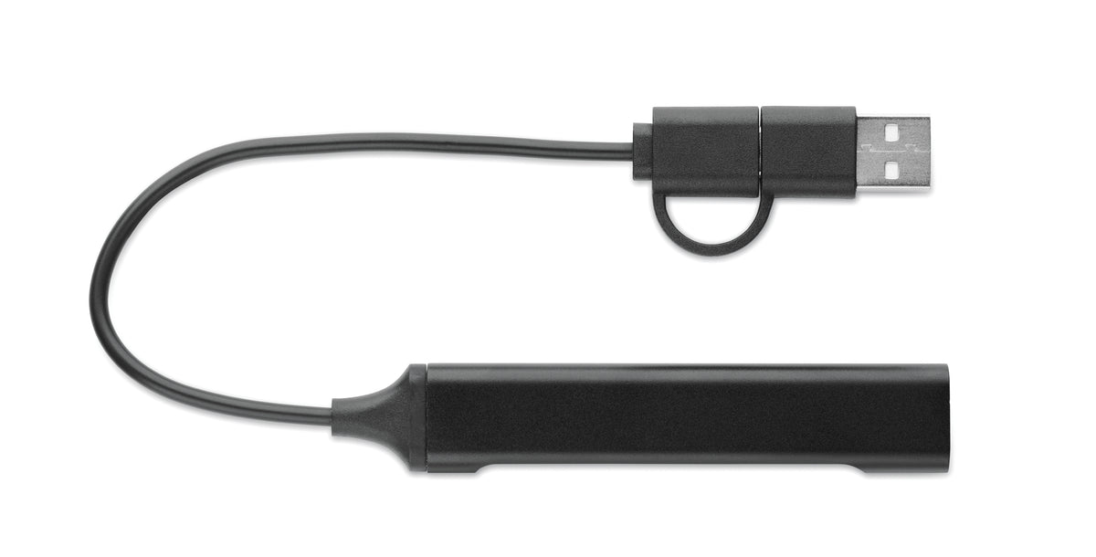 USB 4 porturi hub 19 cm