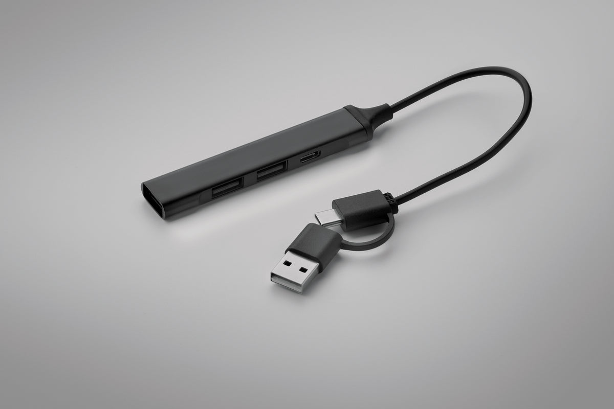 USB 4 porturi hub 19 cm