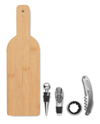 Set de vin în formă de sticlă