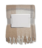 Pătură de mohair în carouri