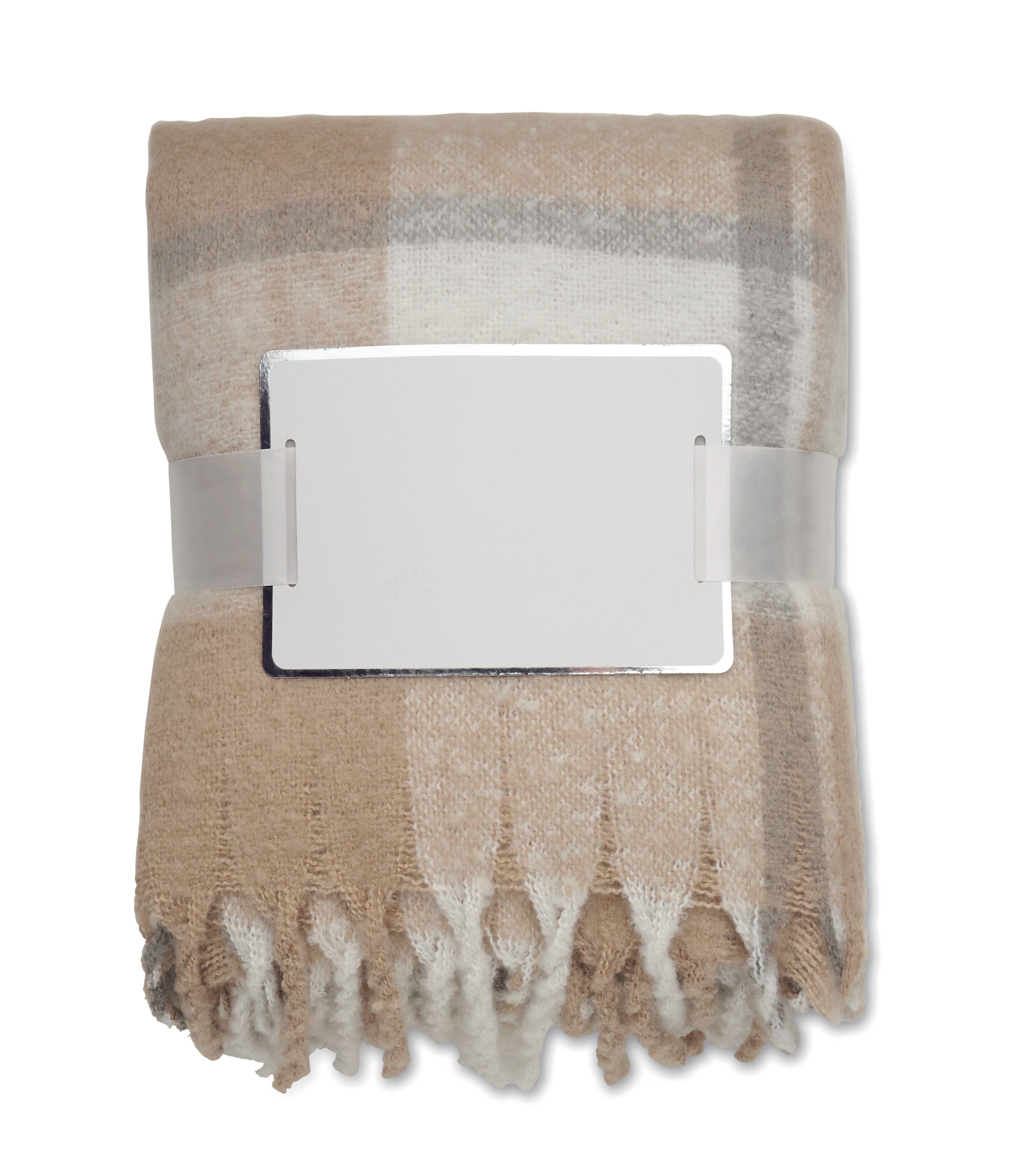 Pătură de mohair în carouri