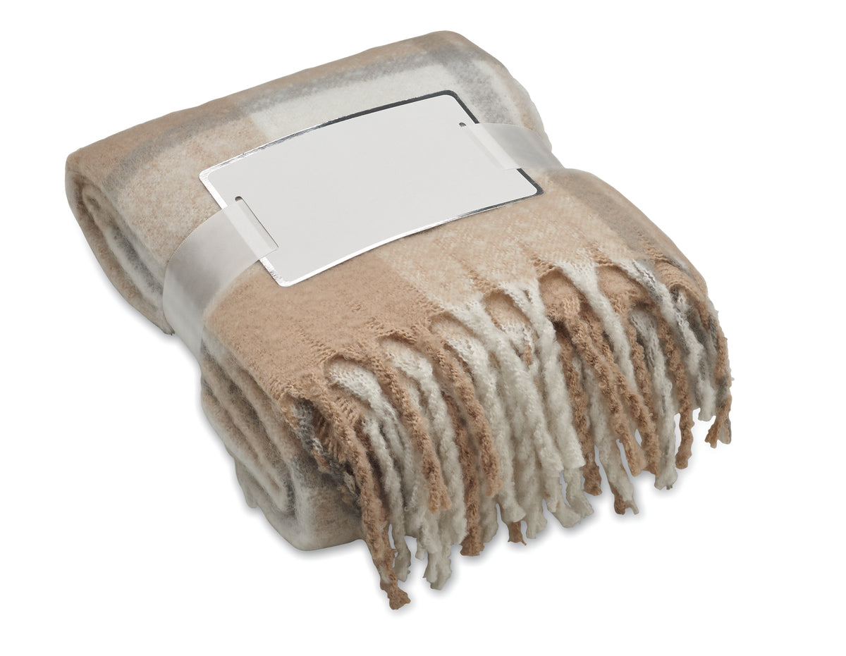 Pătură de mohair în carouri