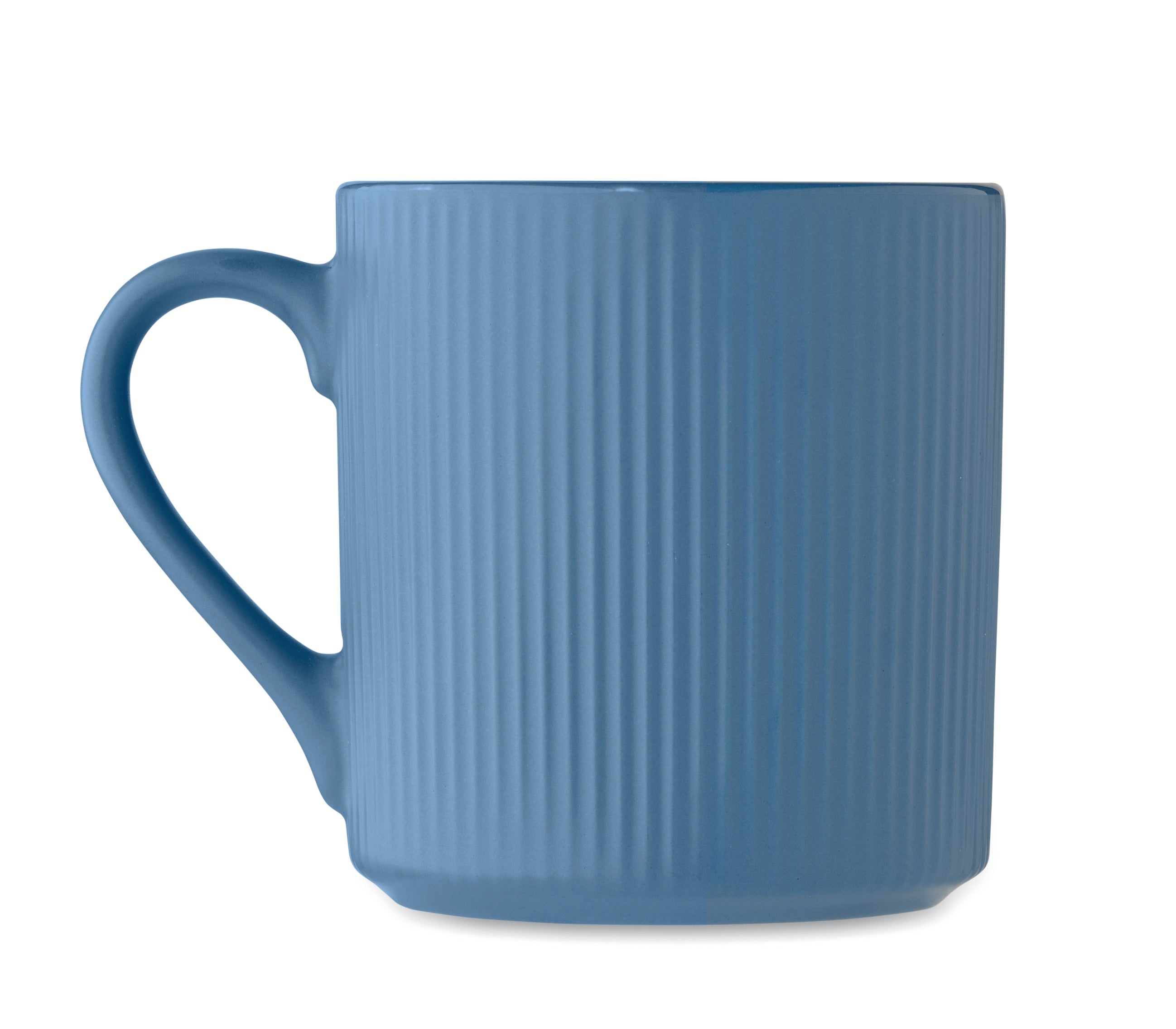 Cană ceramică mată cu nervuri 3
