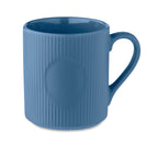 Cană ceramică mată cu nervuri 3