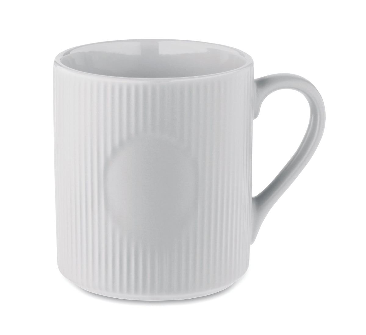 Cană ceramică mată cu nervuri 3