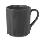 Cană ceramică mată cu nervuri 3