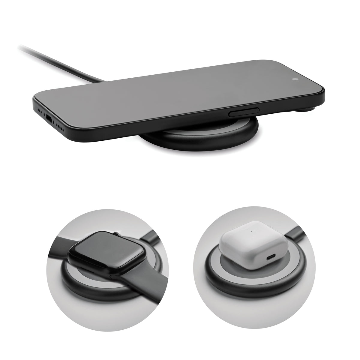 Încărcător wireless 3 în 1 15W