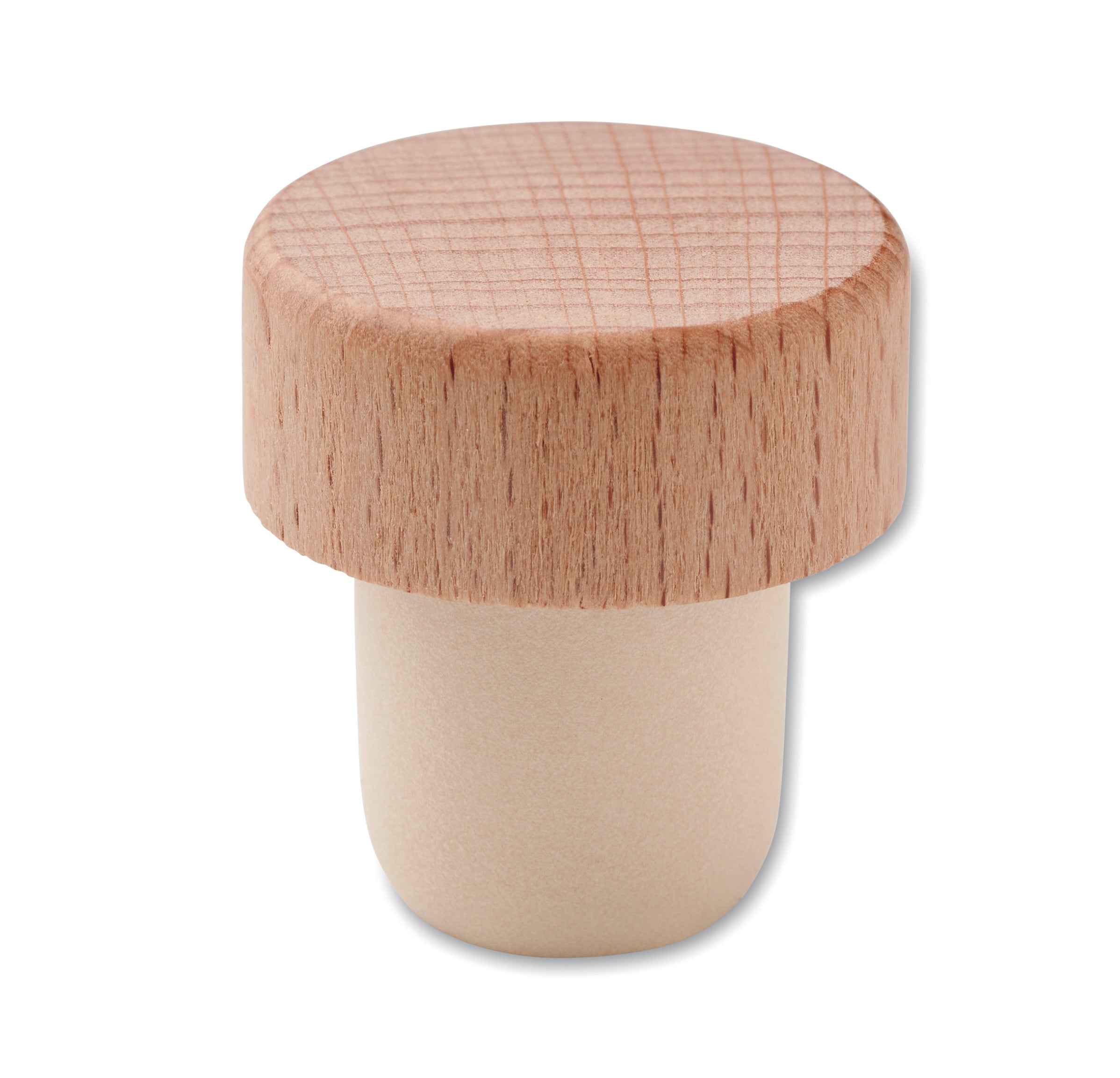 Dop de sticlă din lemn de fag