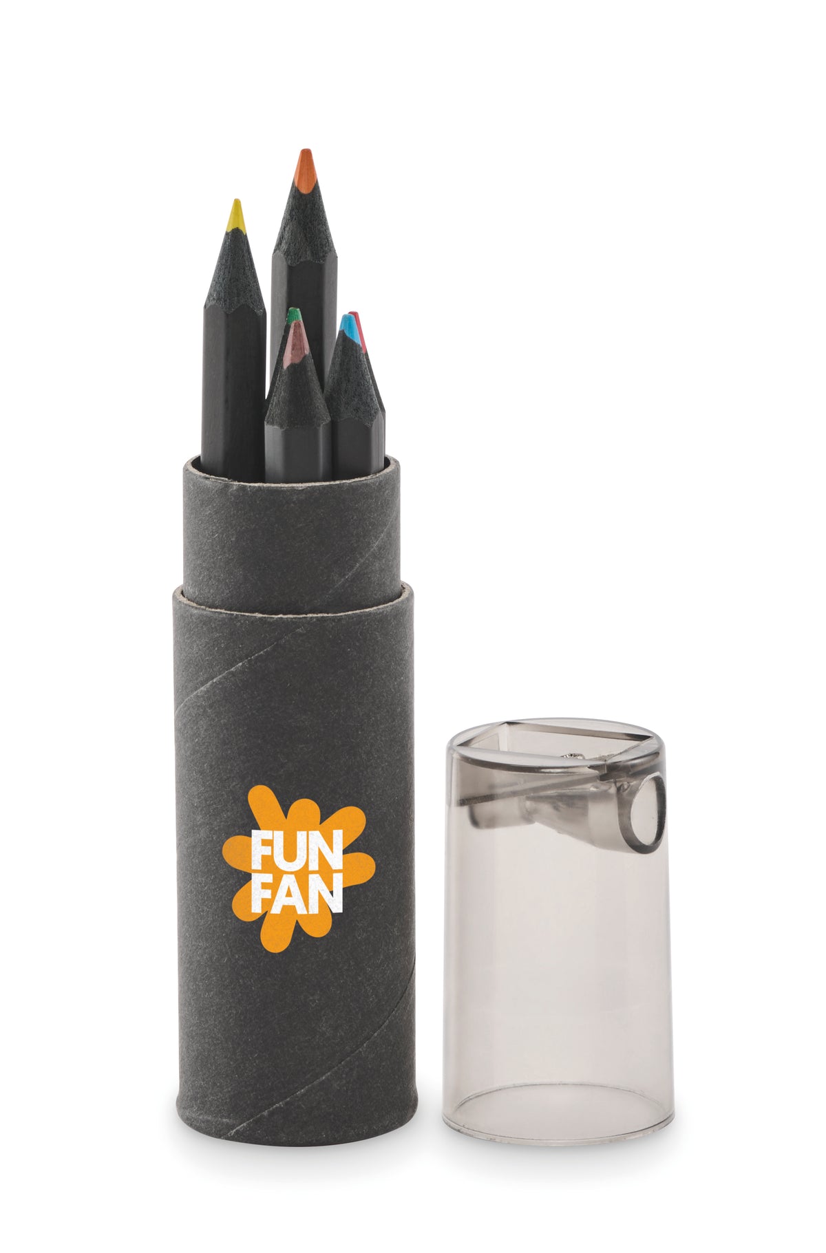 6 creioane de colorat negre