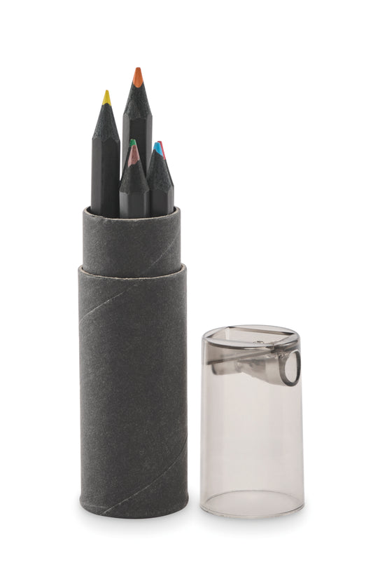 6 creioane de colorat negre