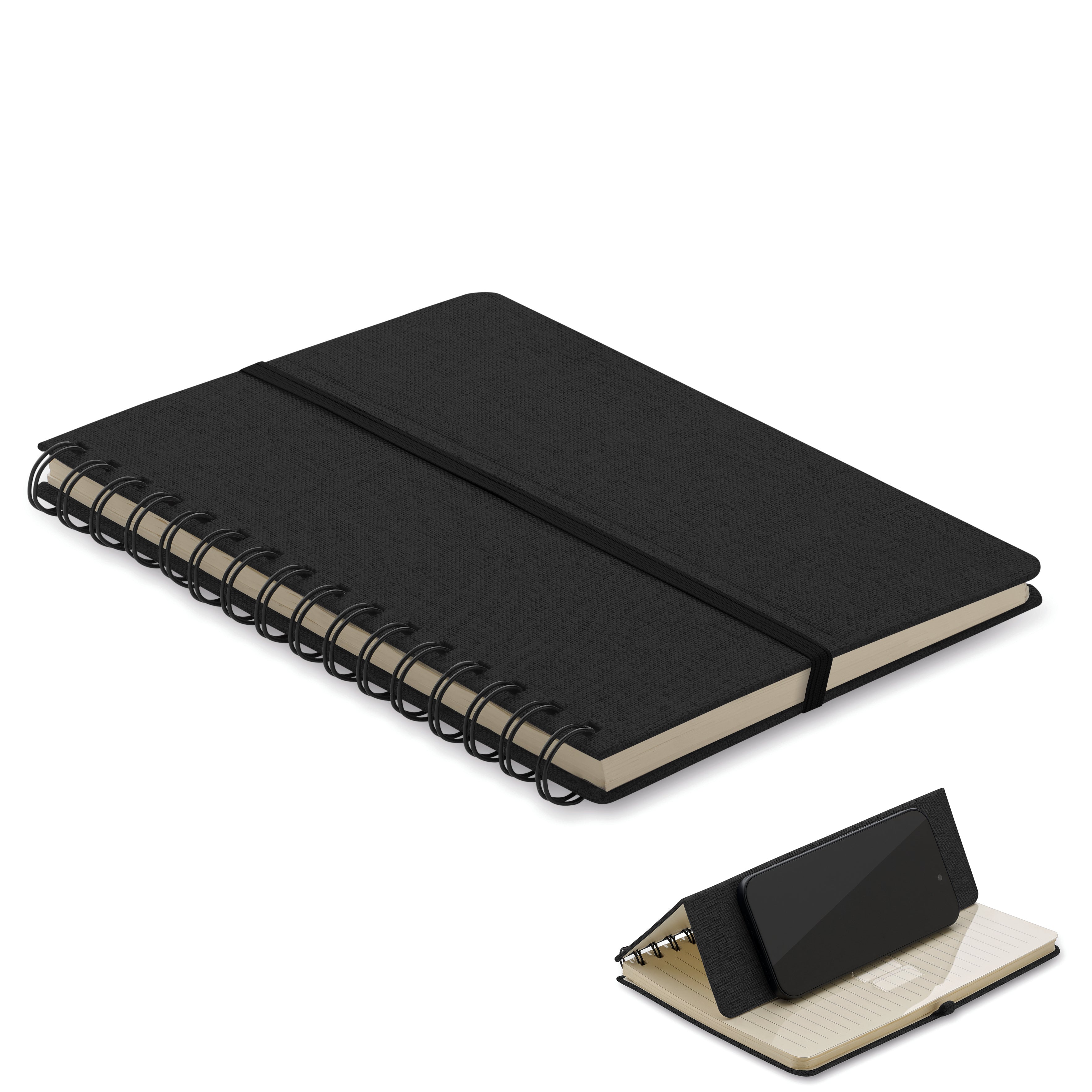 Notebook A5 cu suport pentru te
