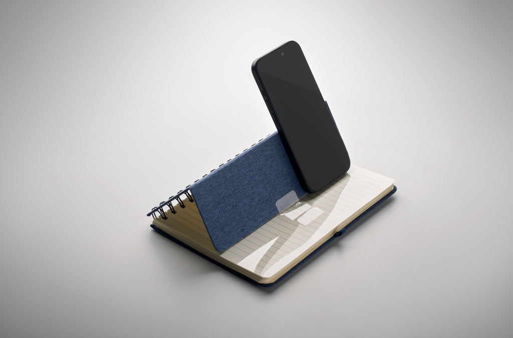 Notebook A5 cu suport pentru te