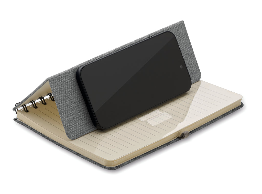 Notebook A5 cu suport pentru te