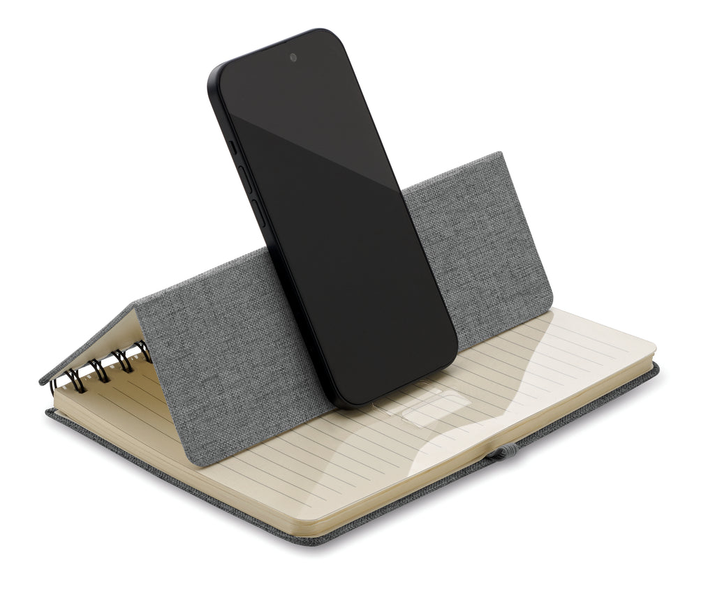 Notebook A5 cu suport pentru te