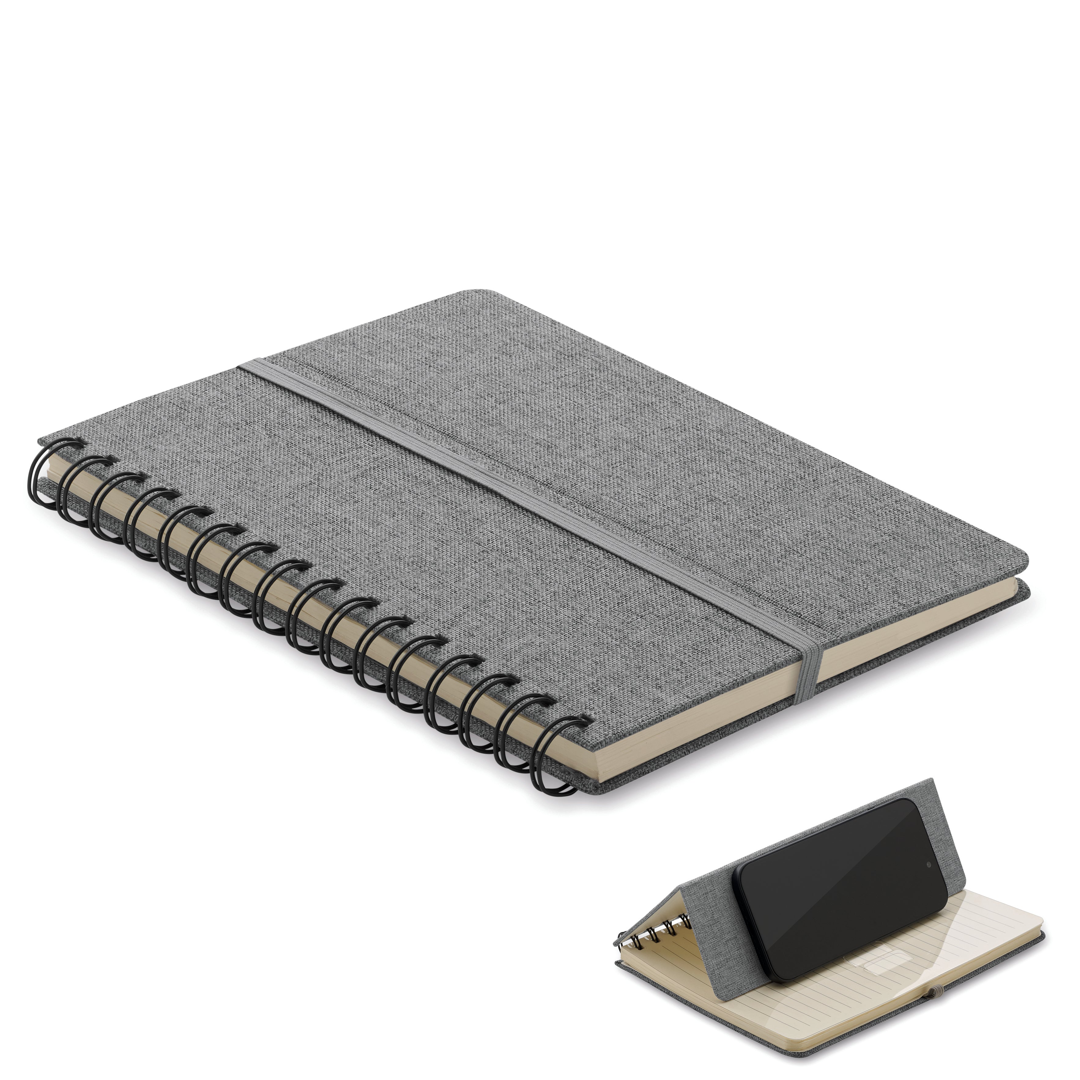 Notebook A5 cu suport pentru te
