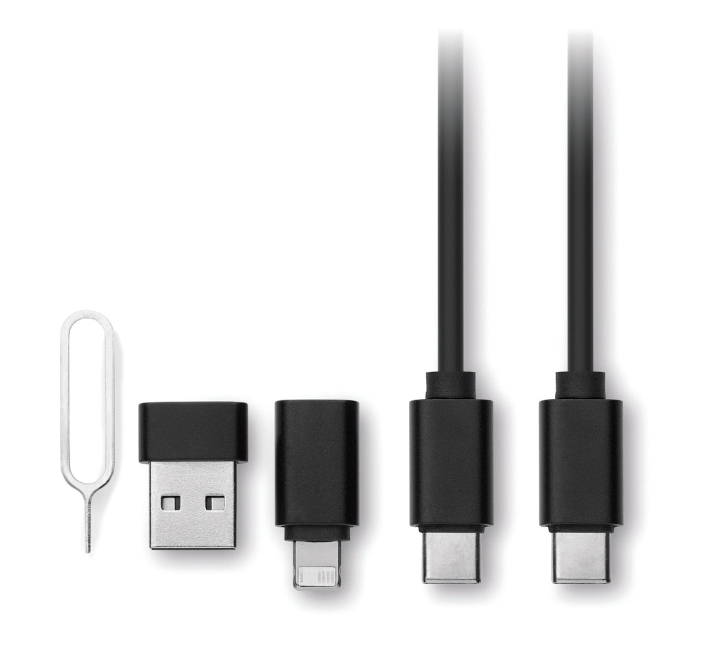 Set conector cablu 4 în 1 15W
