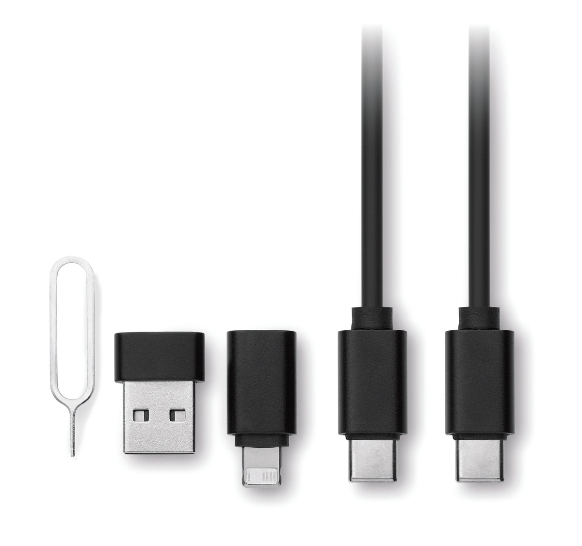 Set conector cablu 4 în 1 15W