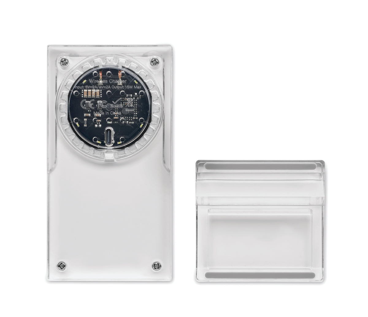 Încărcător wireless acril 15W