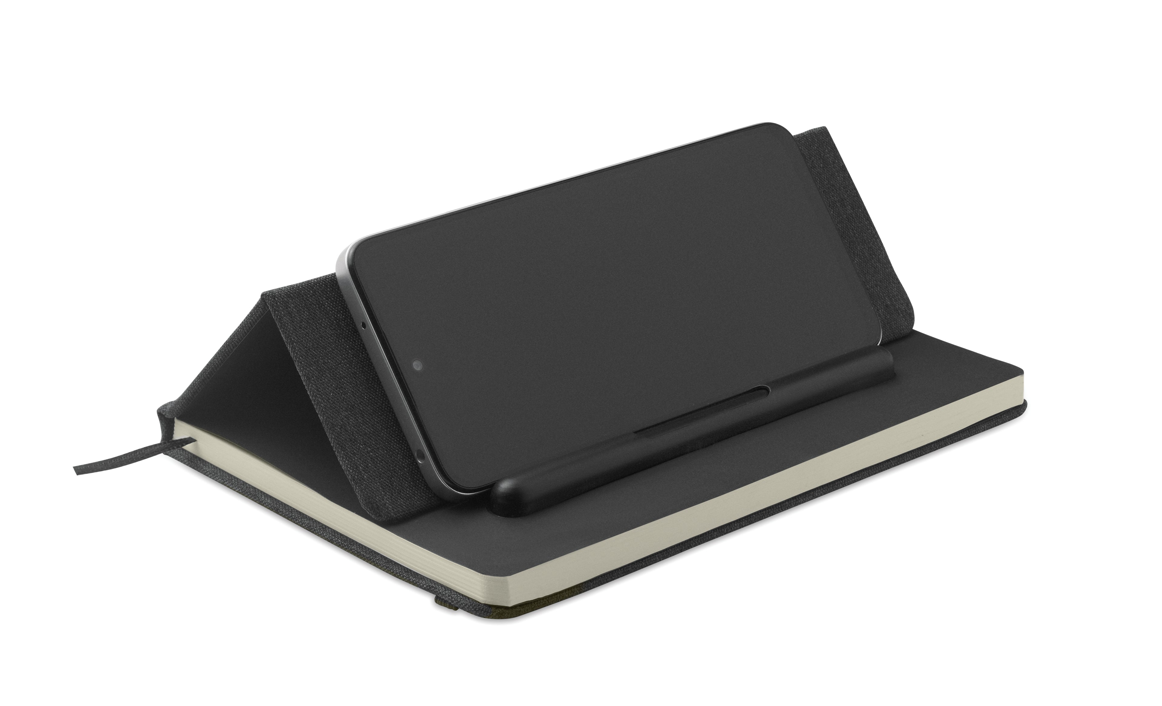 Notebook A5 cu suport telefon
