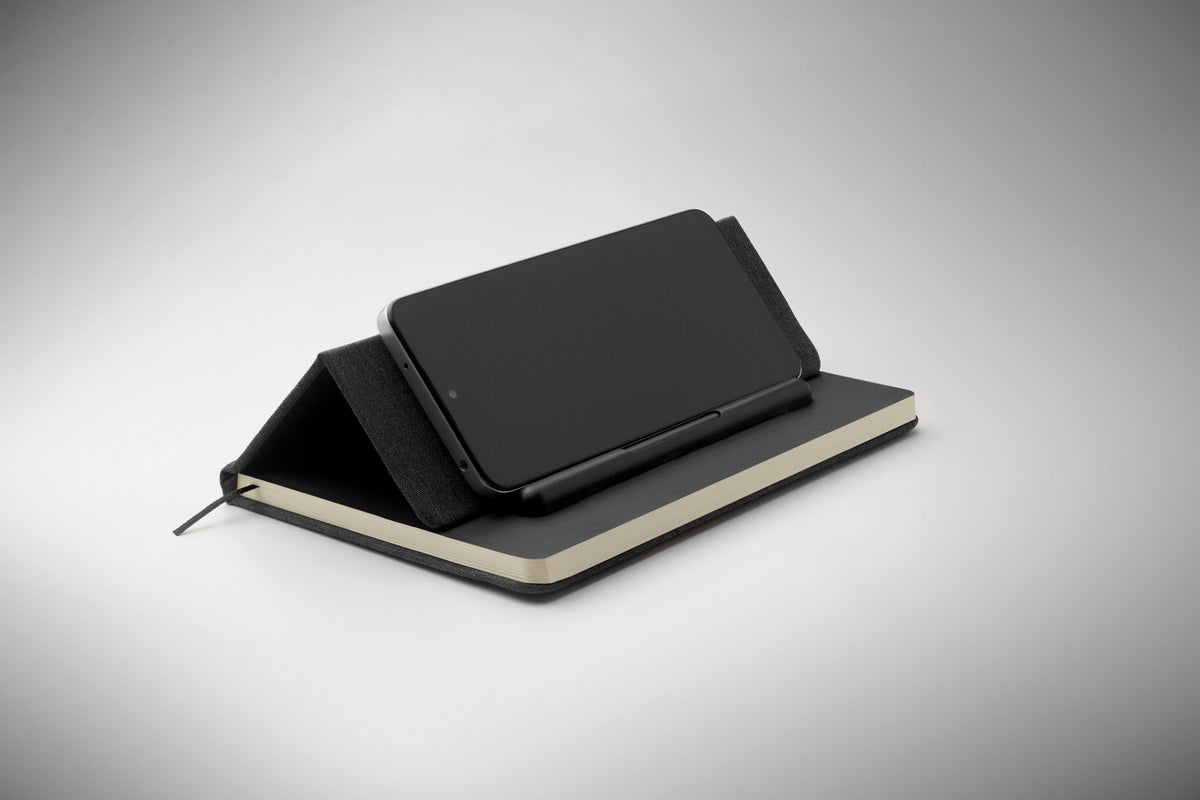Notebook A5 cu suport telefon