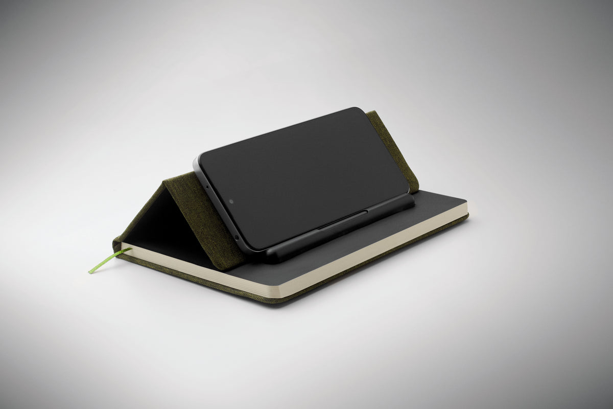 Notebook A5 cu suport telefon