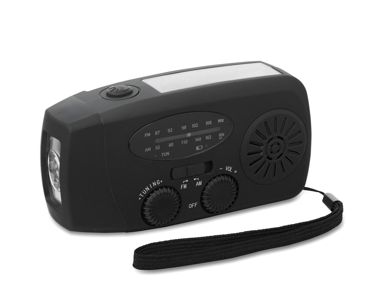 Radio portabil cu lanternă LED