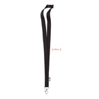 Lanyard din RPET cu carabină