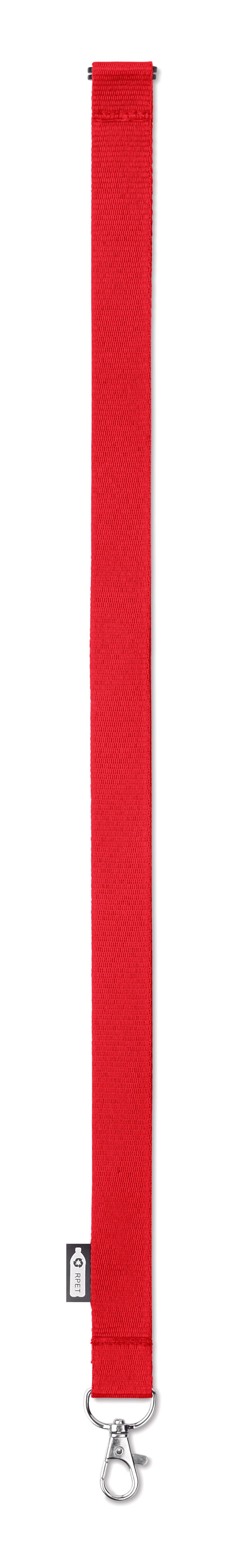 Lanyard din RPET cu carabină