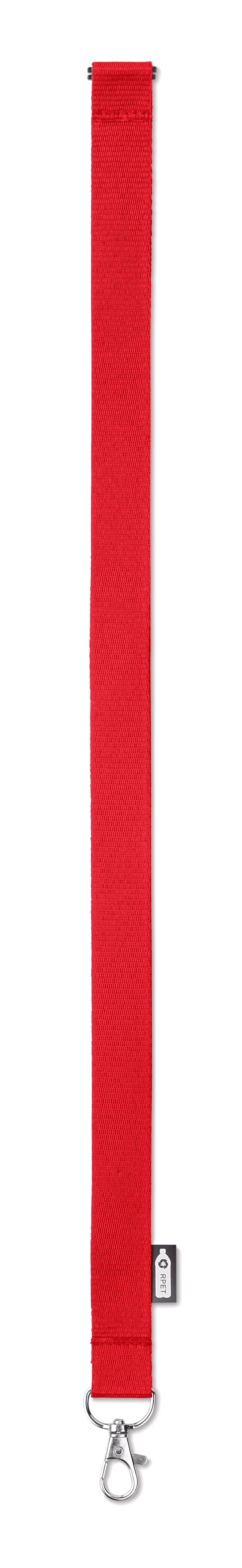 Lanyard din RPET cu carabină