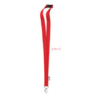 Lanyard din RPET cu carabină