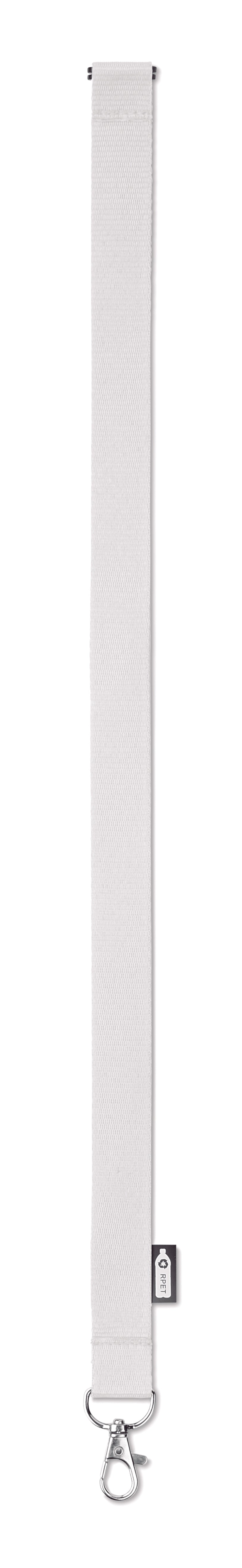 Lanyard din RPET cu carabină