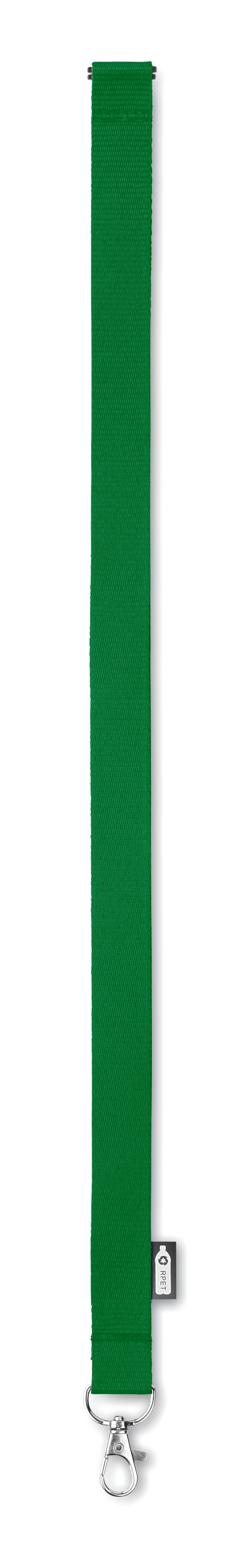 Lanyard din RPET cu carabină