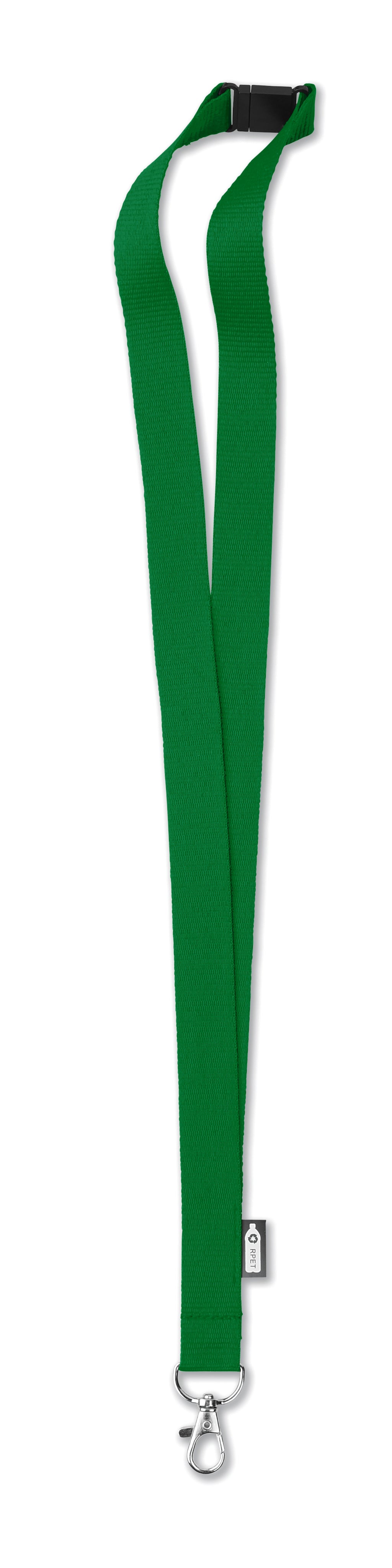 Lanyard din RPET cu carabină