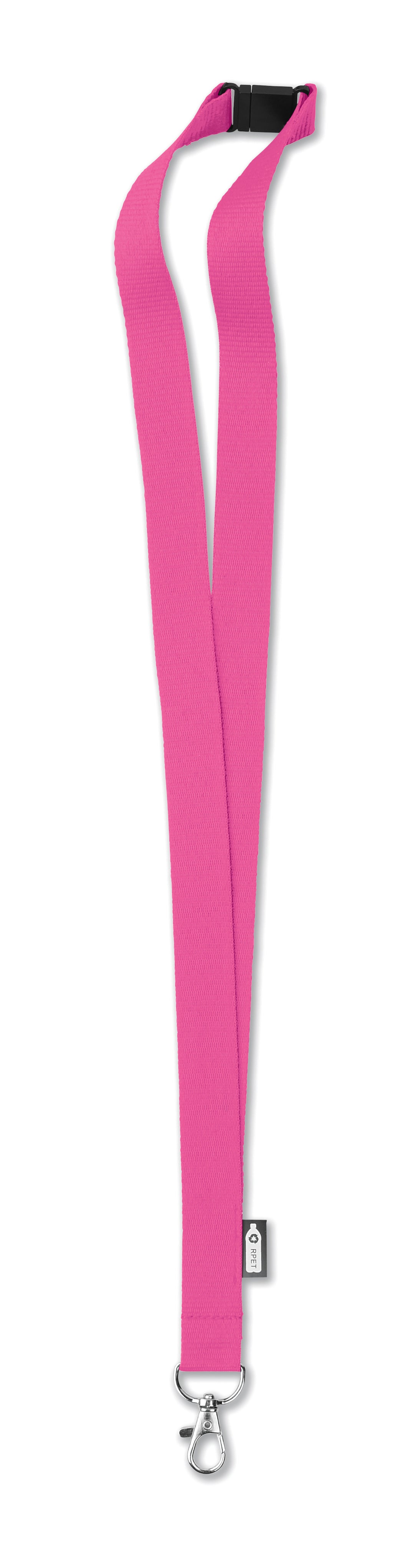 Lanyard din RPET cu carabină