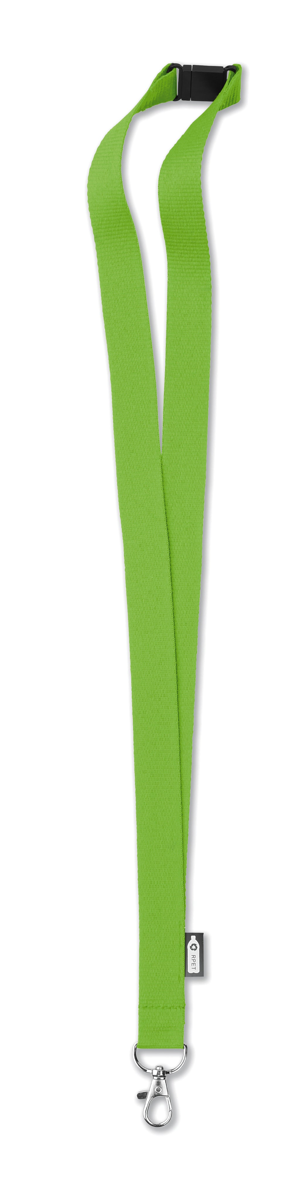 Lanyard din RPET cu carabină