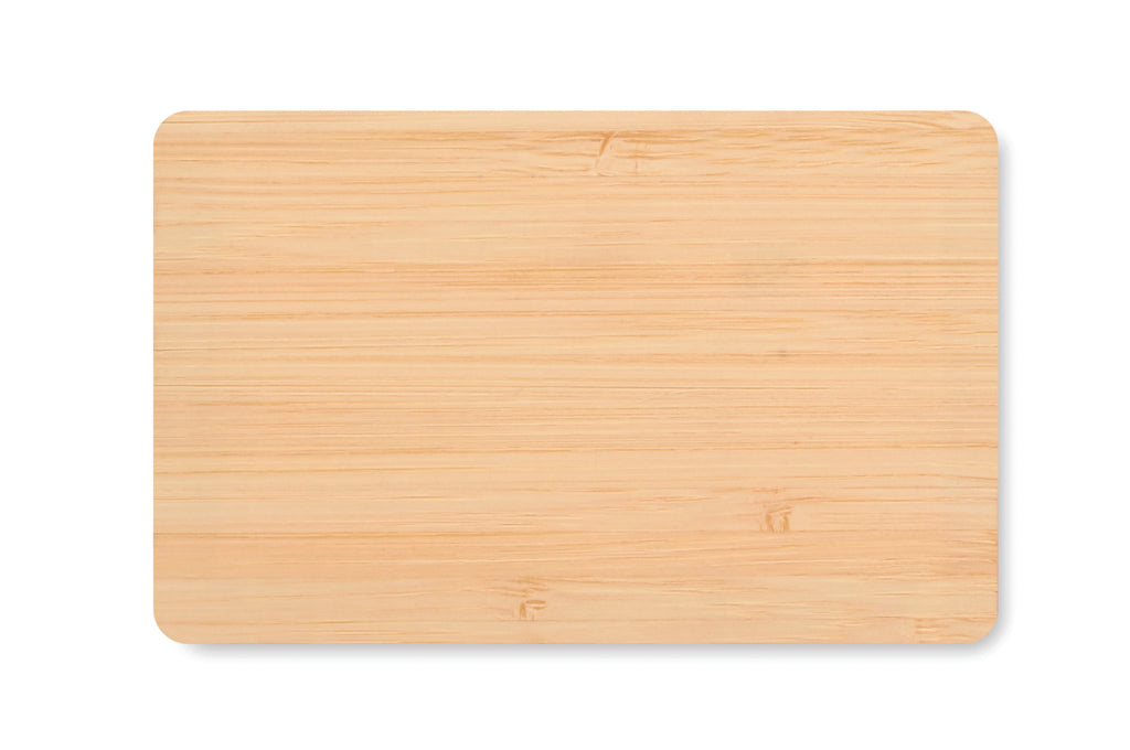 Card RFID în bambus