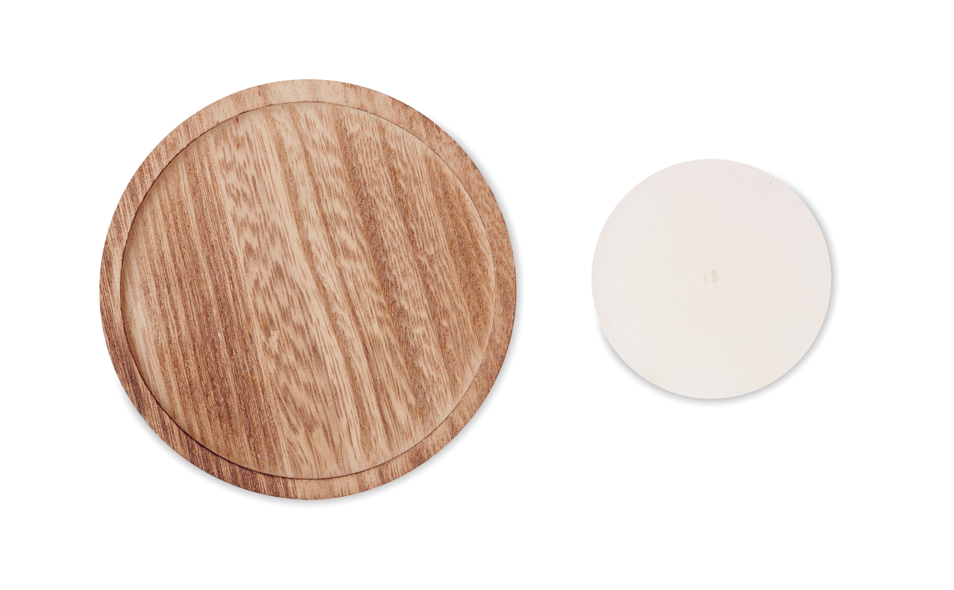 Lumânare pe suport din lemn