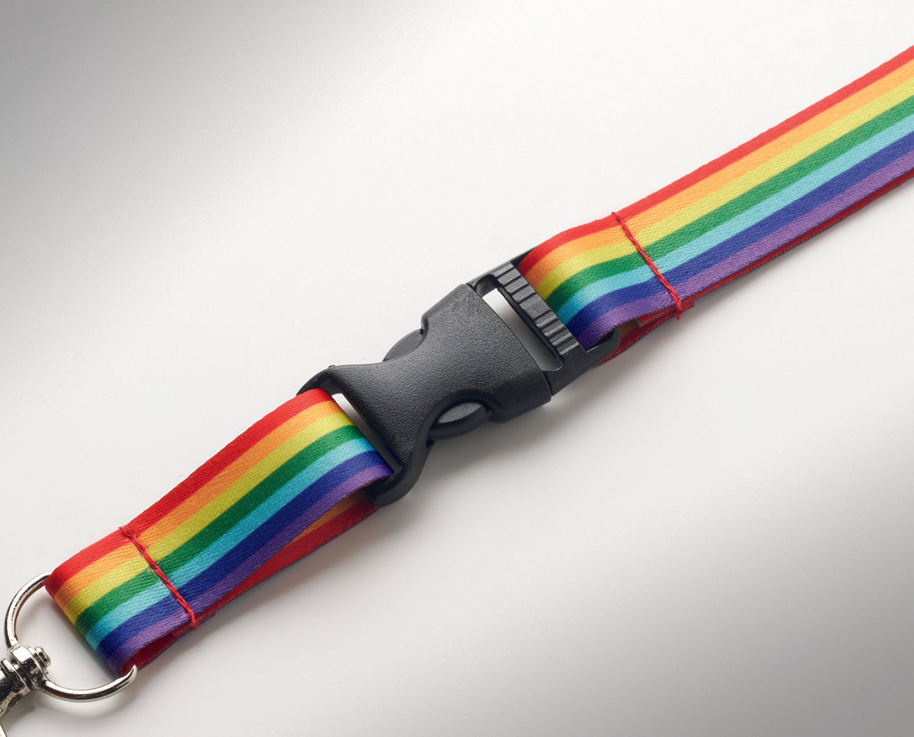 Lanyard RPET curcubeu