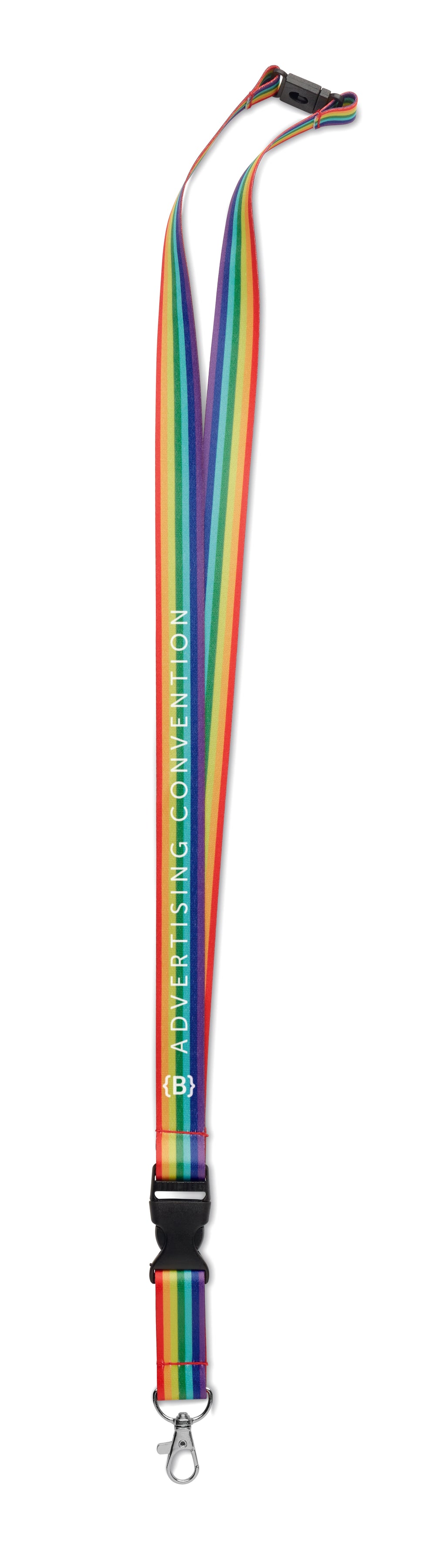 Lanyard RPET curcubeu