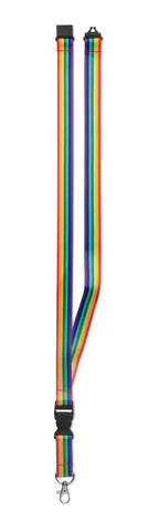 Lanyard RPET curcubeu