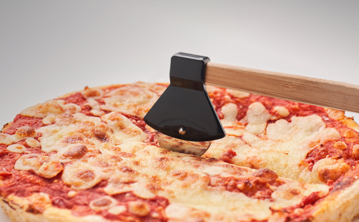 Tăietor de pizza din bambus
