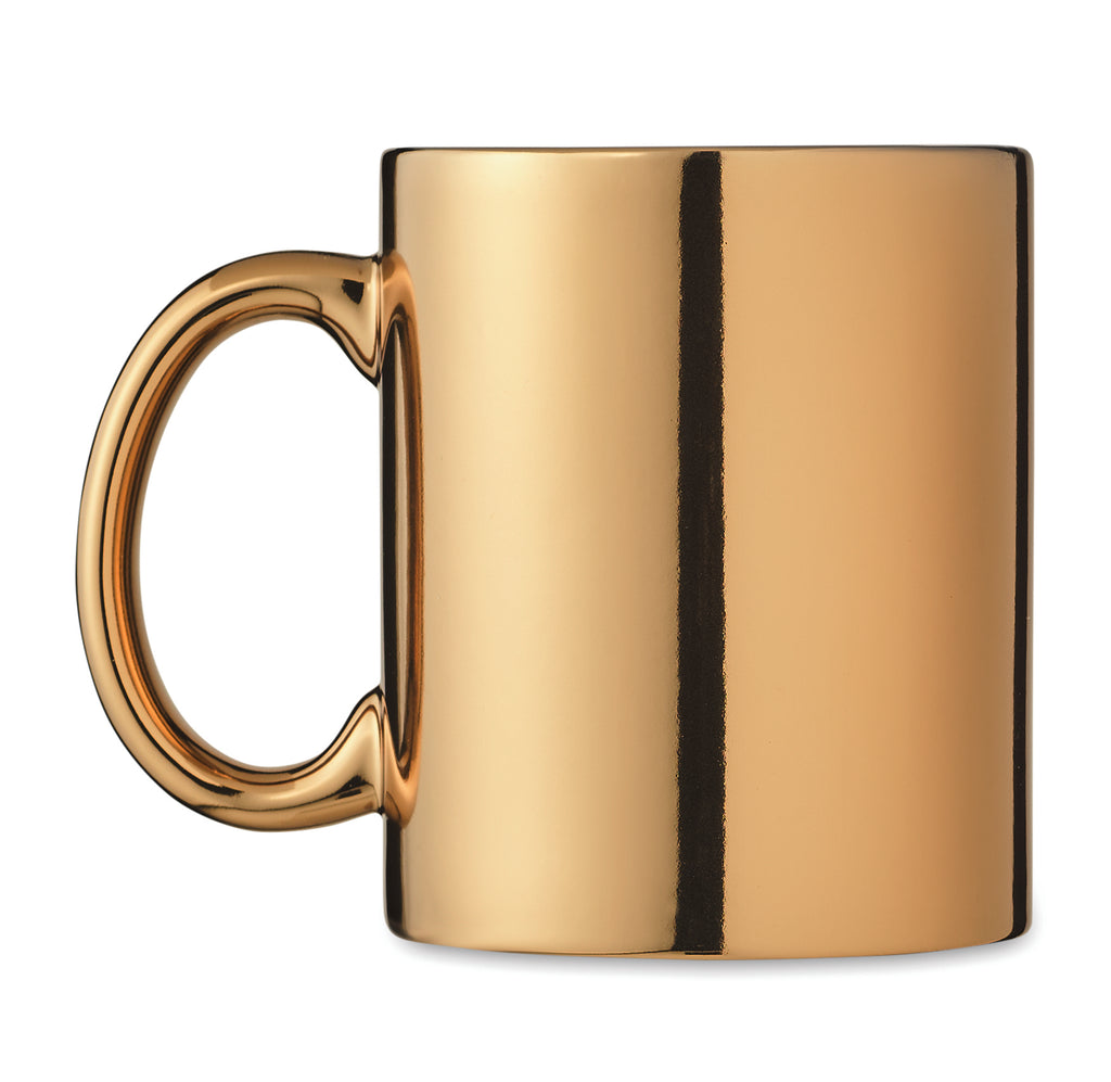 Cană metalică din ceramică