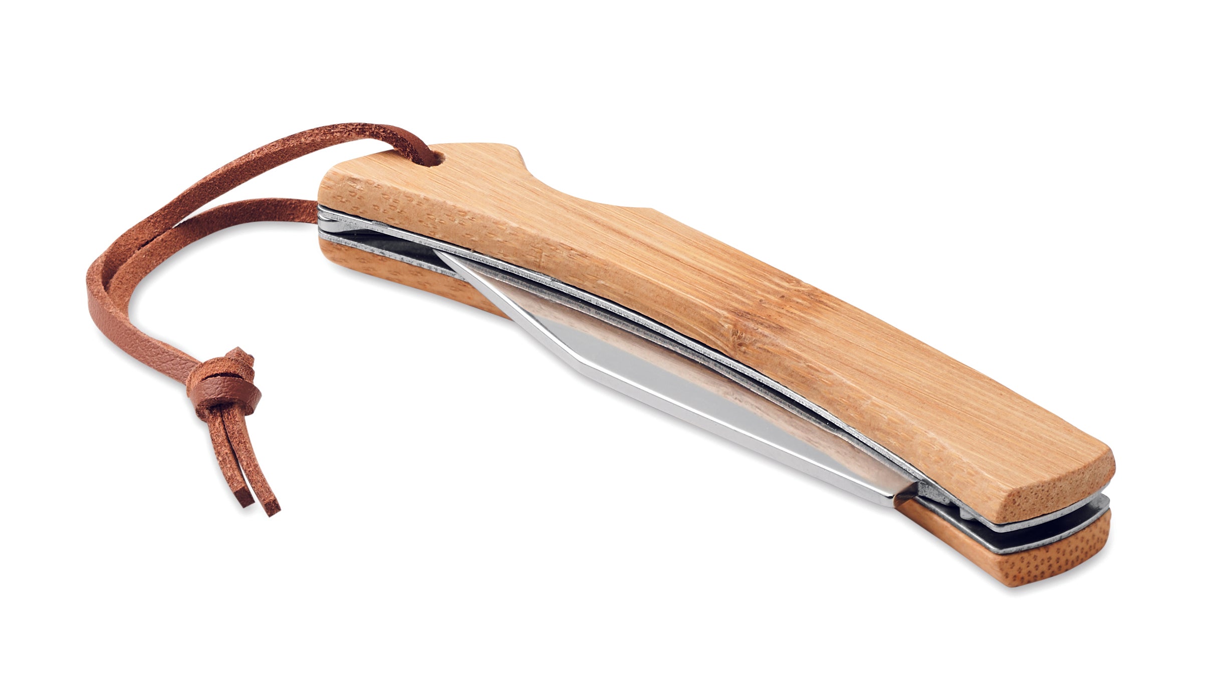 Cuțit pliabil din bambus