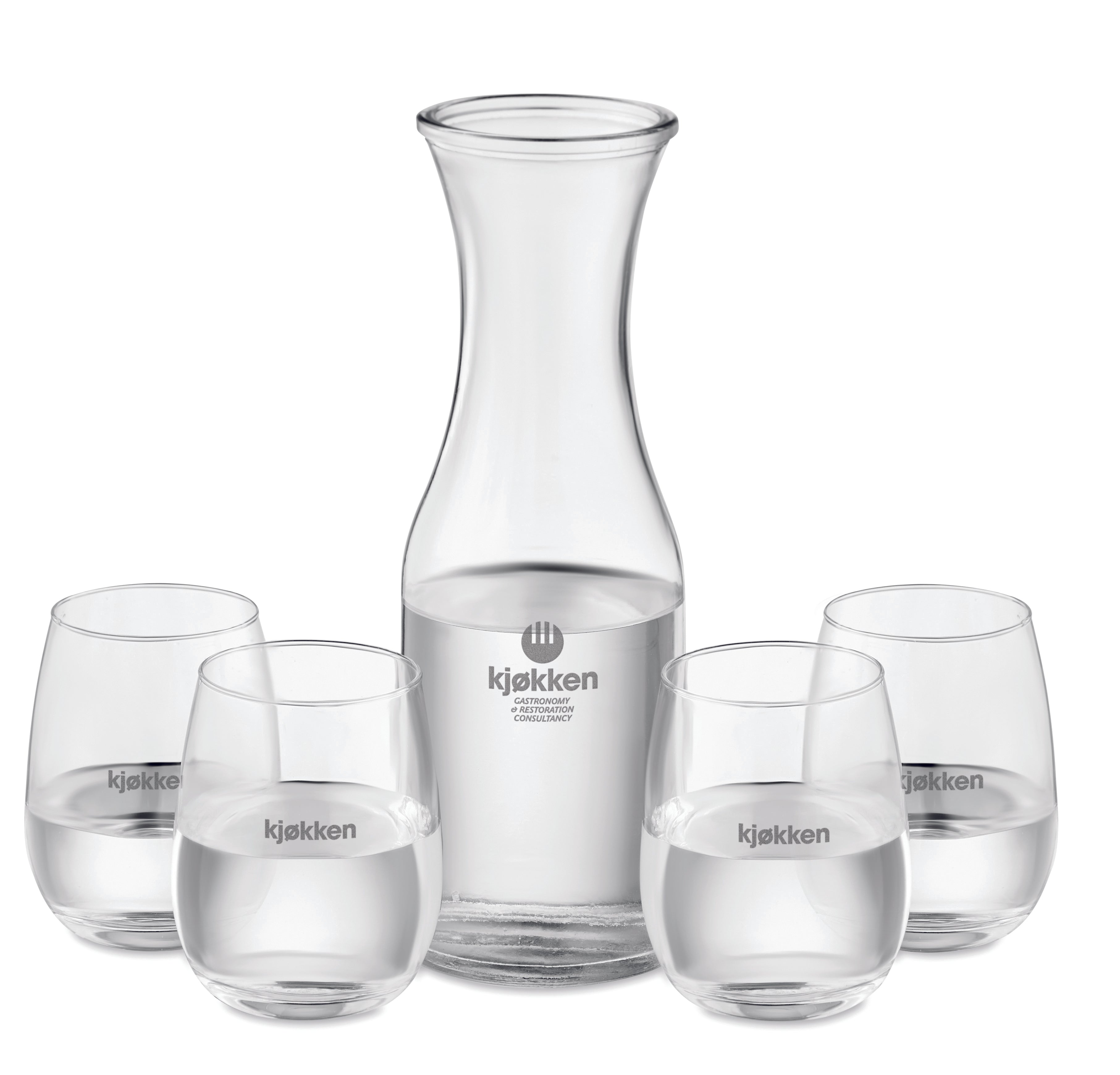 Set din sticlă reciclată