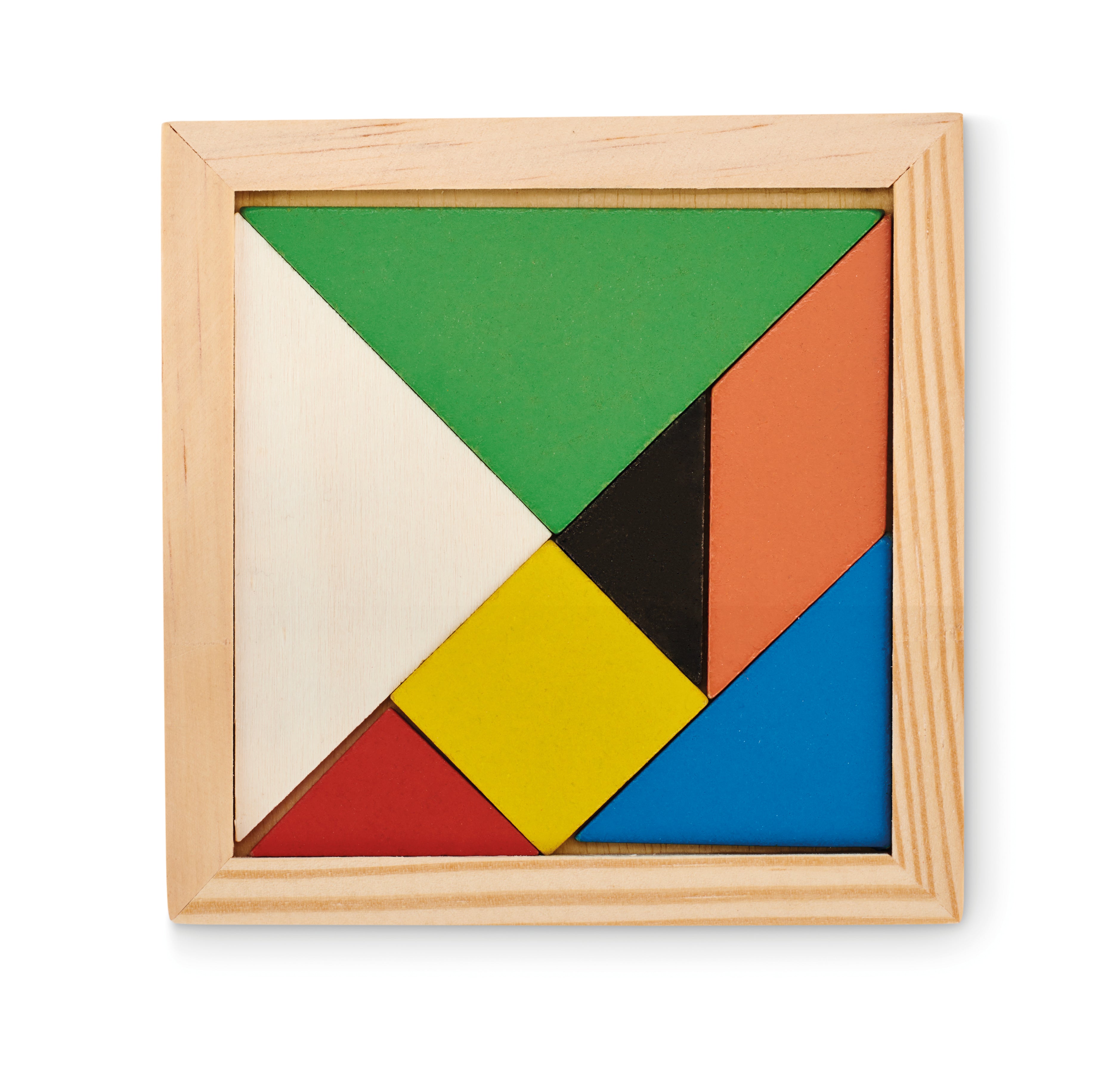 Puzzle Tangram în lemn