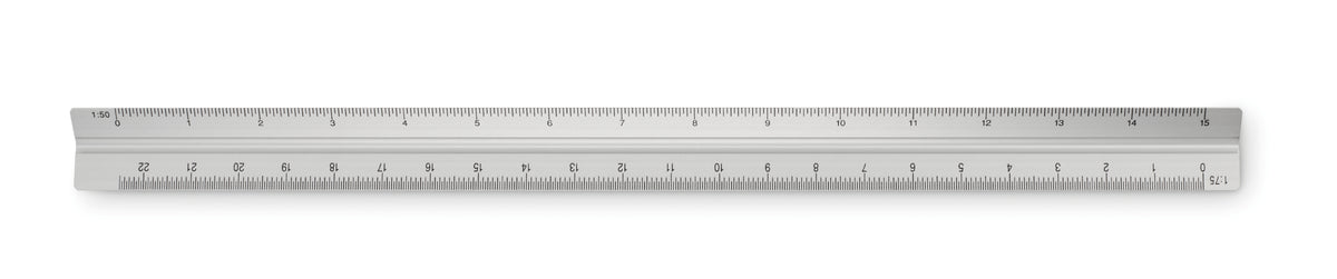 Riglă 30 cm din aluminiu