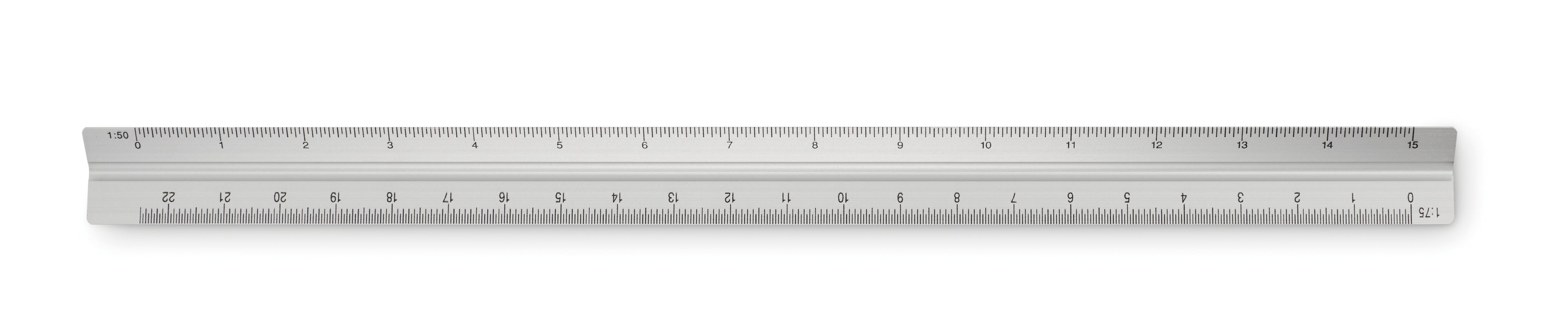 Riglă 30 cm din aluminiu