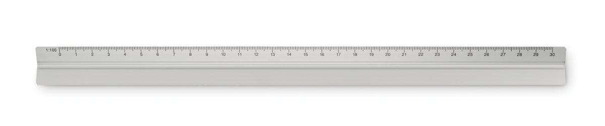 Riglă 30 cm din aluminiu